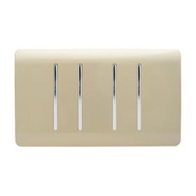 Champagne Gold Wiring Accessories Trendi Decorative Screwless